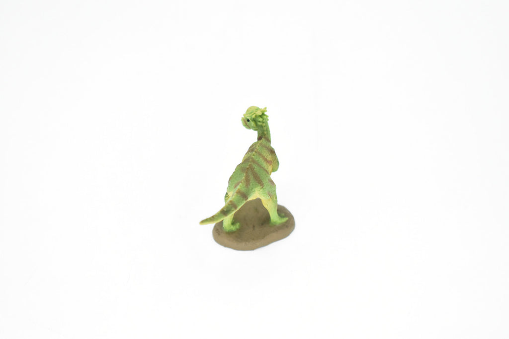 Pachycephalosaurus Dinosaur, Museum Quality, Animal, Educational, Realistic Hand Painted, Figure, Lifelike Model, Vintage Replica, Toy, Gift,    2 Inches.     F8120 B117
