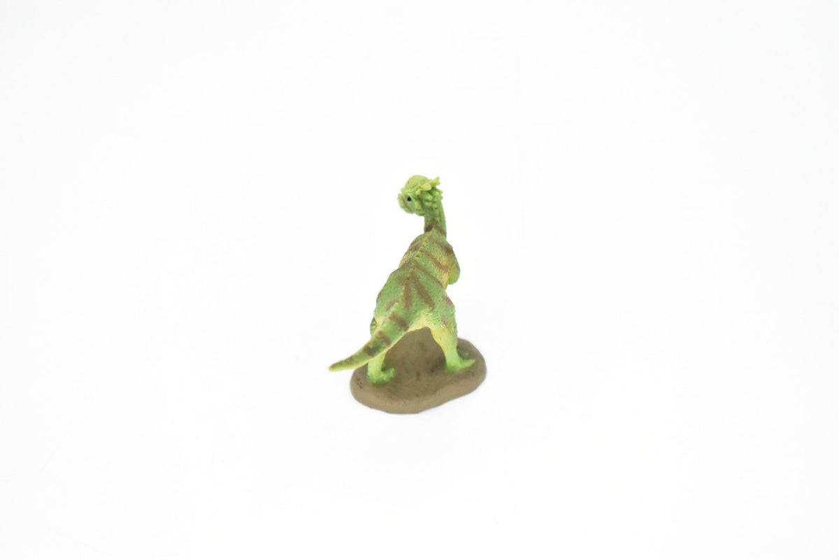Pachycephalosaurus Dinosaur, Museum Quality, Animal, Educational, Realistic Hand Painted, Figure, Lifelike Model, Vintage Replica, Toy, Gift,    2 Inches.     F8120 B117