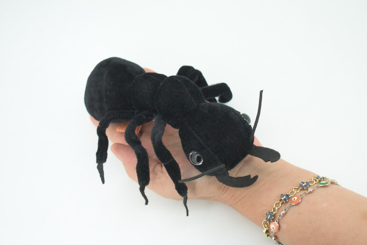 Ant, Black Ant, Camponotini, Insect, Plush Design, Educational, Figure, Replica, Gift,      7"    F1799 B102