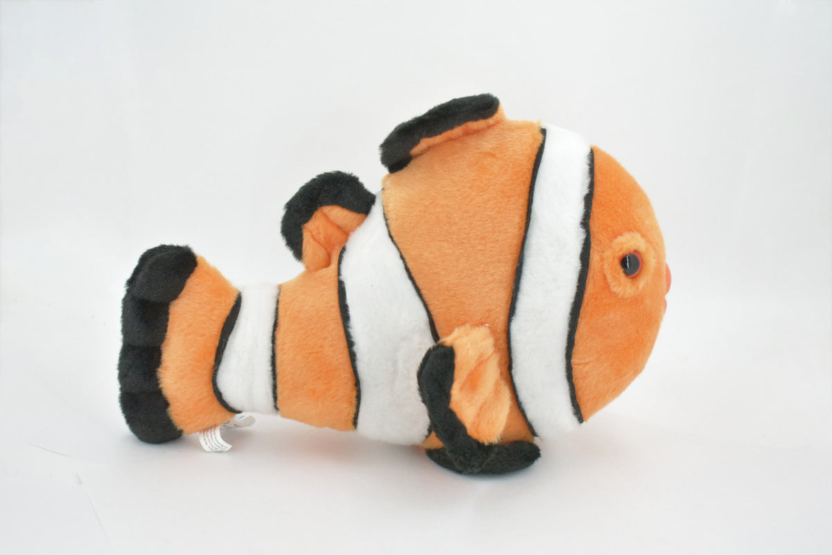 Clown Fish, Tropical Reef Fish, Nemo, Anemonefish Stuffed Fish Educational, Plush Toy, Kids, Realistic Figure, Lifelike Model, Replica, Gift,       13"     F1236 B261