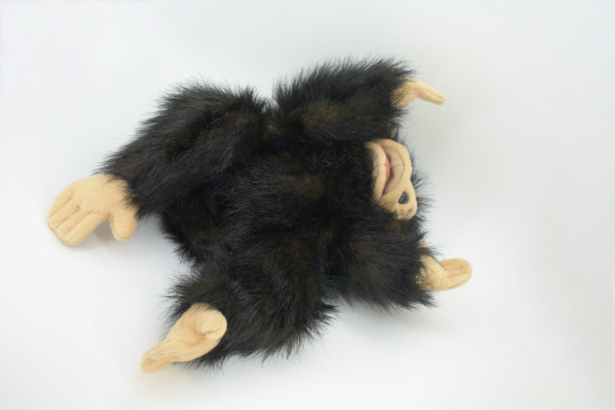 Chimpanzee Hand Puppet, Very Nice Plush Chimpanzee Baby, Stuffed Primate, Educational, Realistic, Lifelike, Gift,   15"  FM39 B416