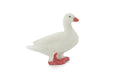Duck, White, Pekin, Hand Painted, Rubber Bird, High Quality, Rubber, Realistic, Toy, Figure, Kids, Model, Replica, Educational, Gift,     1"    CH520 BB158