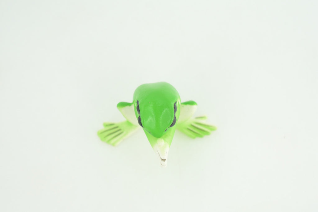 Frog Praying, Frog Showing Respect with Hands Together, Educational, Realistic, Diorama Model, Figure, Lifelike, Replica, Gift,   2 inches.       CH1011 BB218