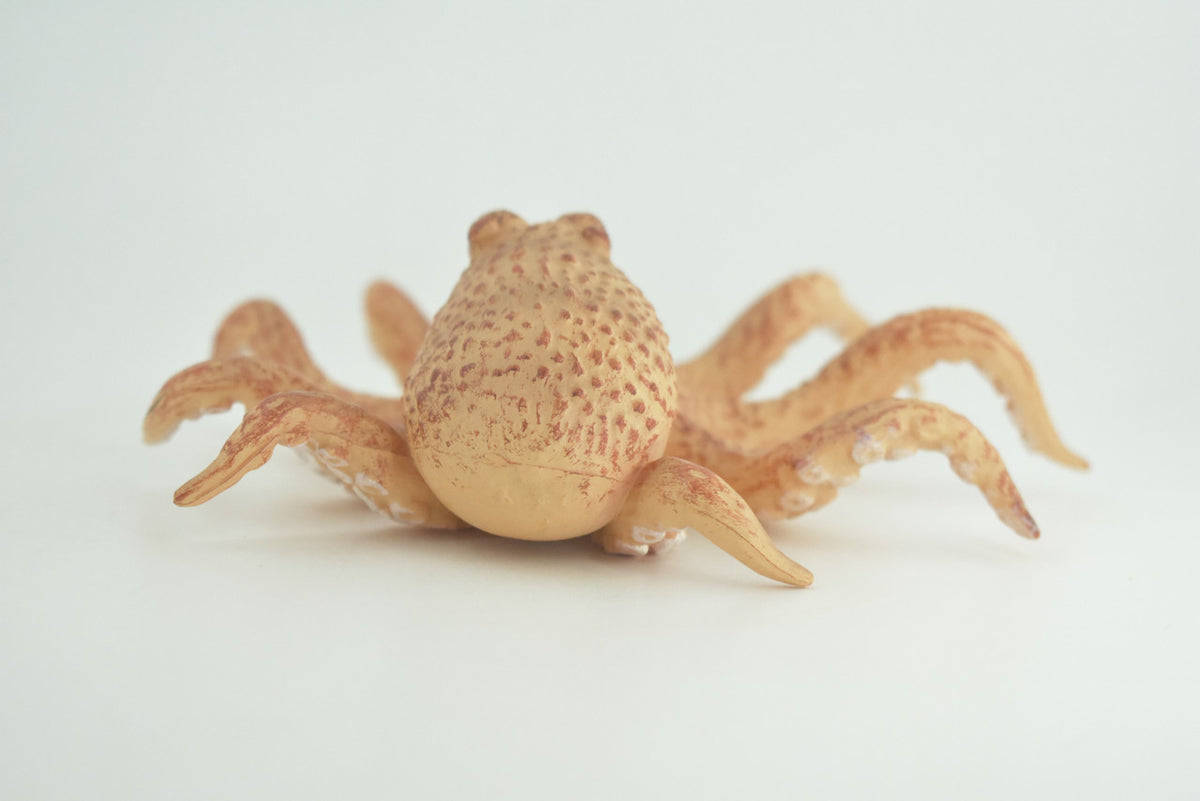 Octopus, Octopodes, Octopoda, Octopi, Ocean, Hand Painted, Rubber Realistic Toy Figure, Diorama, Model, Replica, Kids, Educational, Gift,   6 Inches.   CH1007 BB220