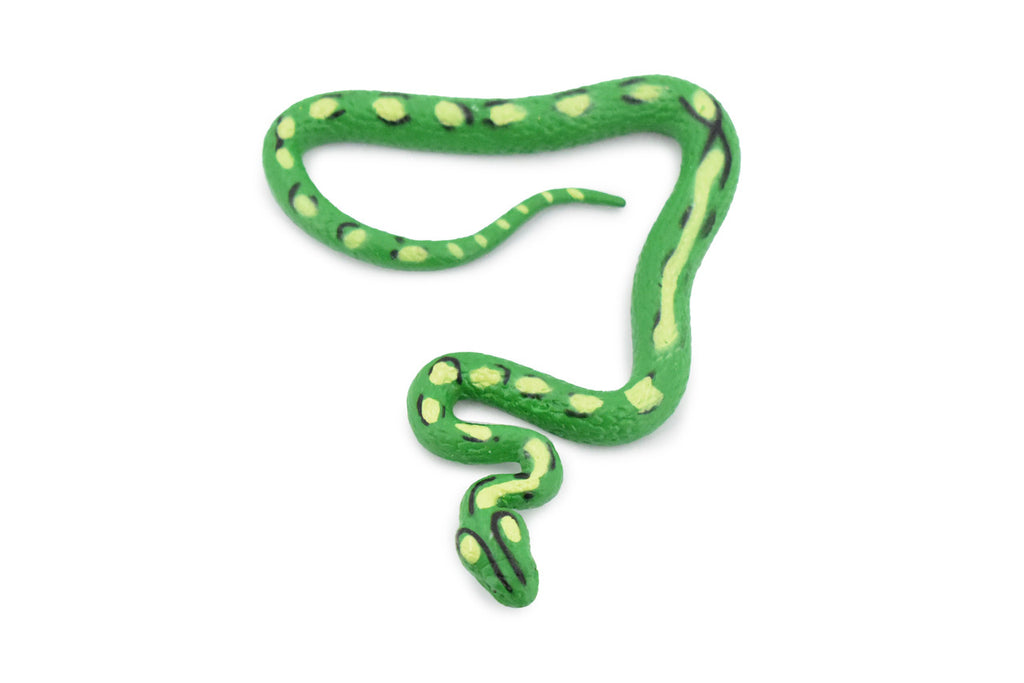 Guatemalan Palm Viper, Rubber Snake, Reptile, Hand Painted, Realistic, Very Nice Rubber Design, Educational, Diorama Model, Lifelike, Toy,  3 Inches. 