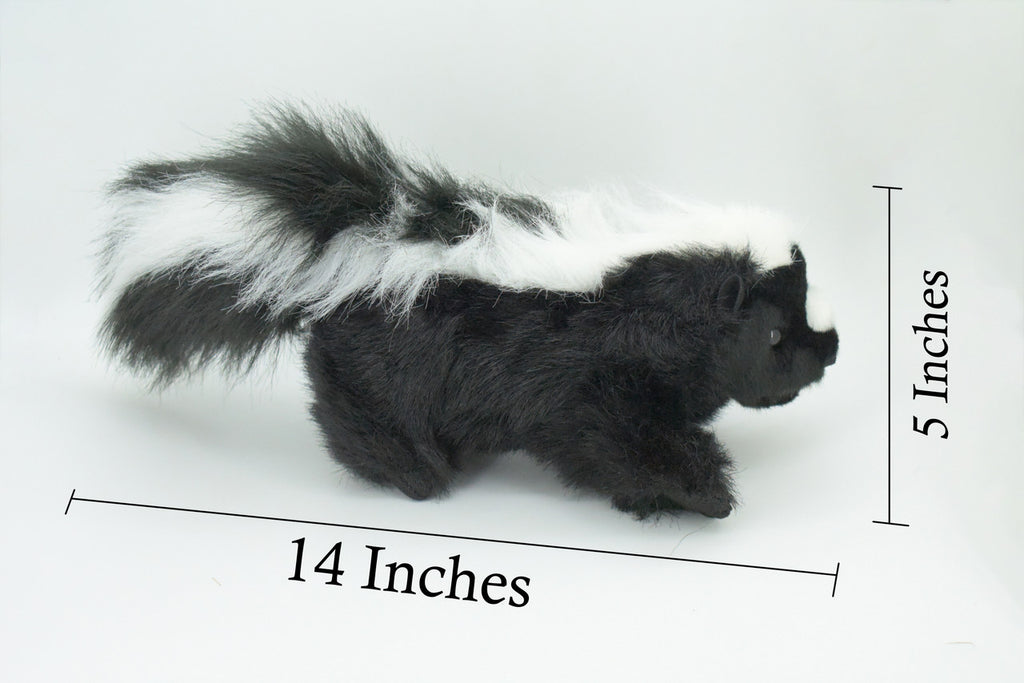 Skunk Hand Puppet, Full Body, Very Nice Plush Skunk, Stuffed Animal, Educational, Realistic, Lifelike, Gift,    14"   FM35 B413