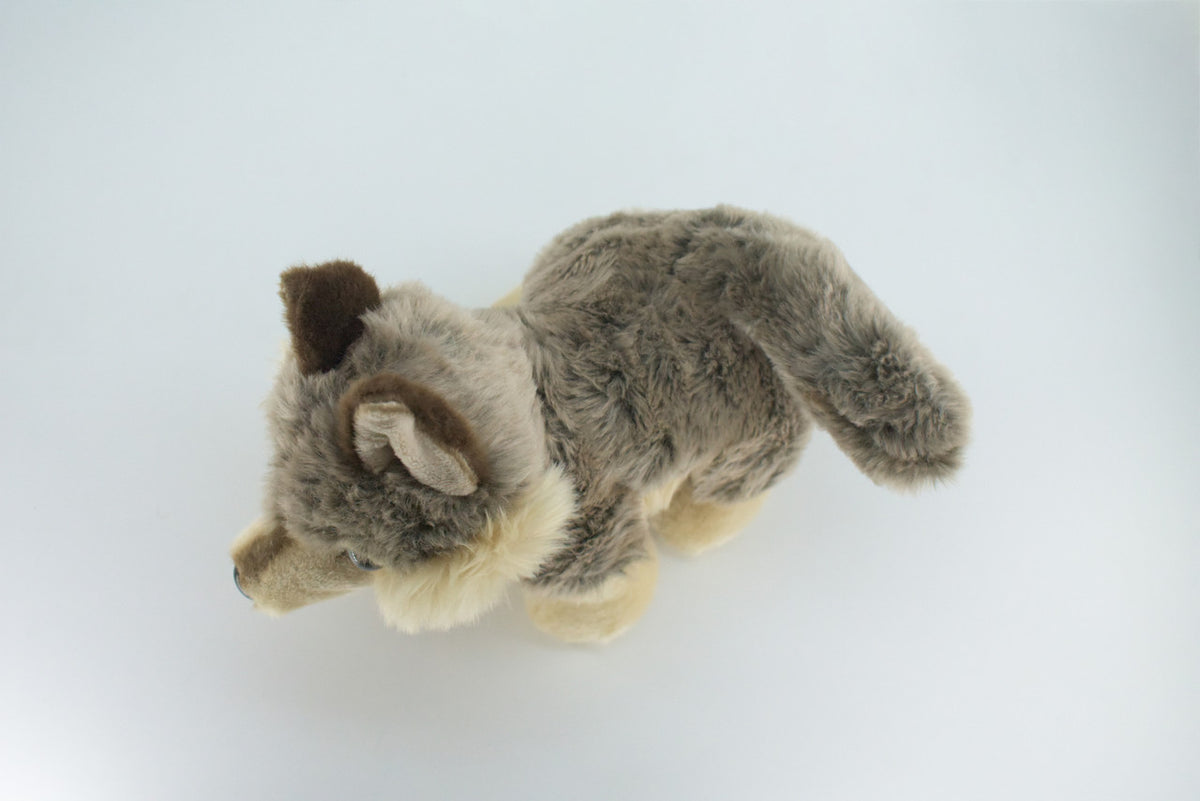 Wolf, Very Cute Plush Animal, Soft, Stuffed Toy, Educational, Realistic, Beautiful Wolf Design, Figure, Lifelike, Replica, Gift,        14"      F1701 B130