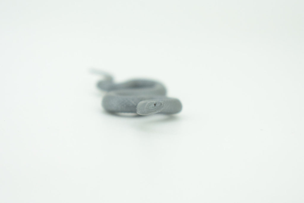 Indigo Snake, Drymarchon couperi, Blue Indigo, Educational, Rubber Reptile, Realistic Figure, Lifelike, Gift,    4"    SF42 B15