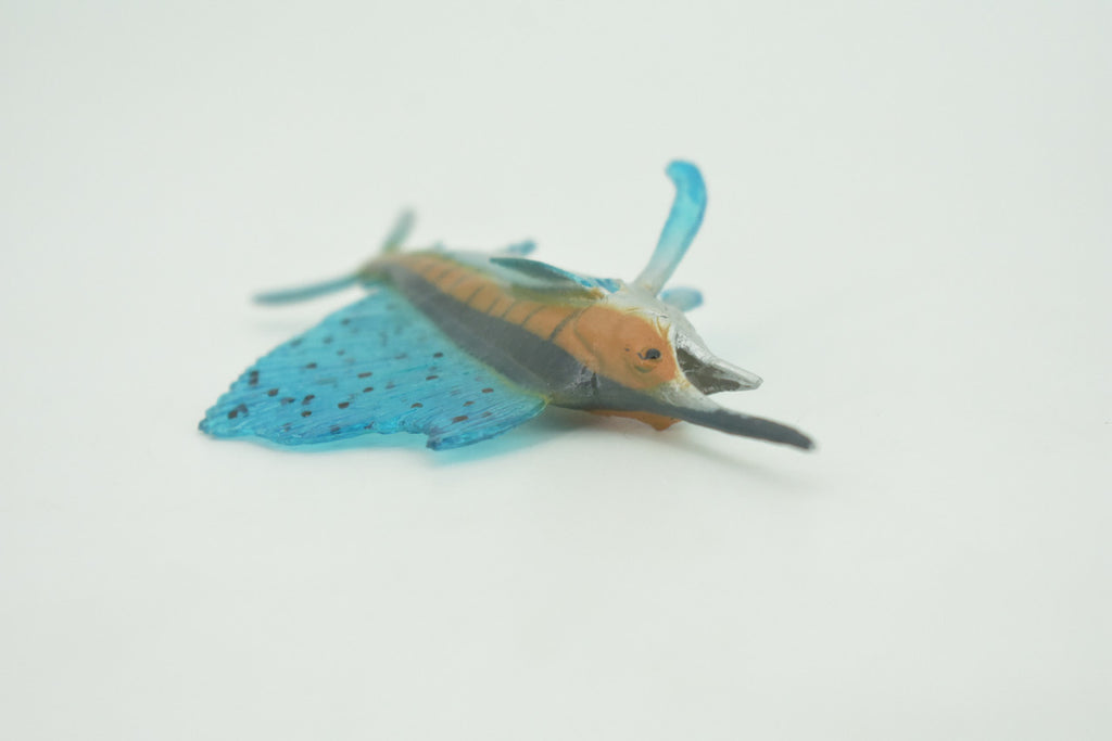 Fish, Sailfish, Billfish, Museum Quality, Hand Painted, Rubber Fish, Realistic Toy Figure, Model, Replica, Kids, Educational, Gift,     4"    CH287 BB179