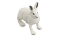 Rabbit, Arctic Hare, Hand Painted, Museum Quality, Rubber Animal, Educational, Realistic, Figure, Toy, Kids, Replica, Gift, 2 1/2 Inches. CH876 BB199