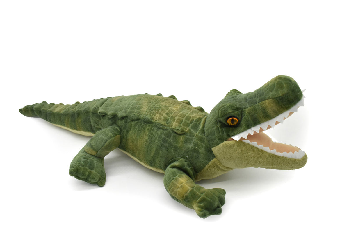 Alligator, Very Nice, Stuffed Animal, Educational, Plush Realistic Figure, Lifelike Model, Replica, Gift,     23"      F3555 B406