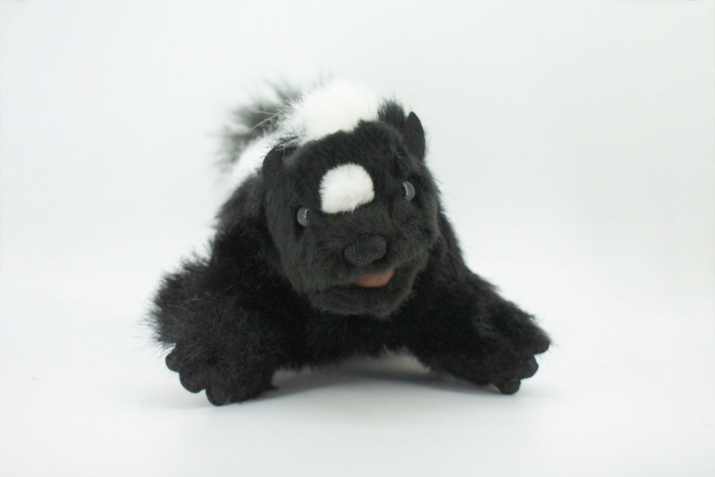Skunk Hand Puppet, Full Body, Very Nice Plush Skunk, Stuffed Animal, Educational, Realistic, Lifelike, Gift,    14"   FM35 B413