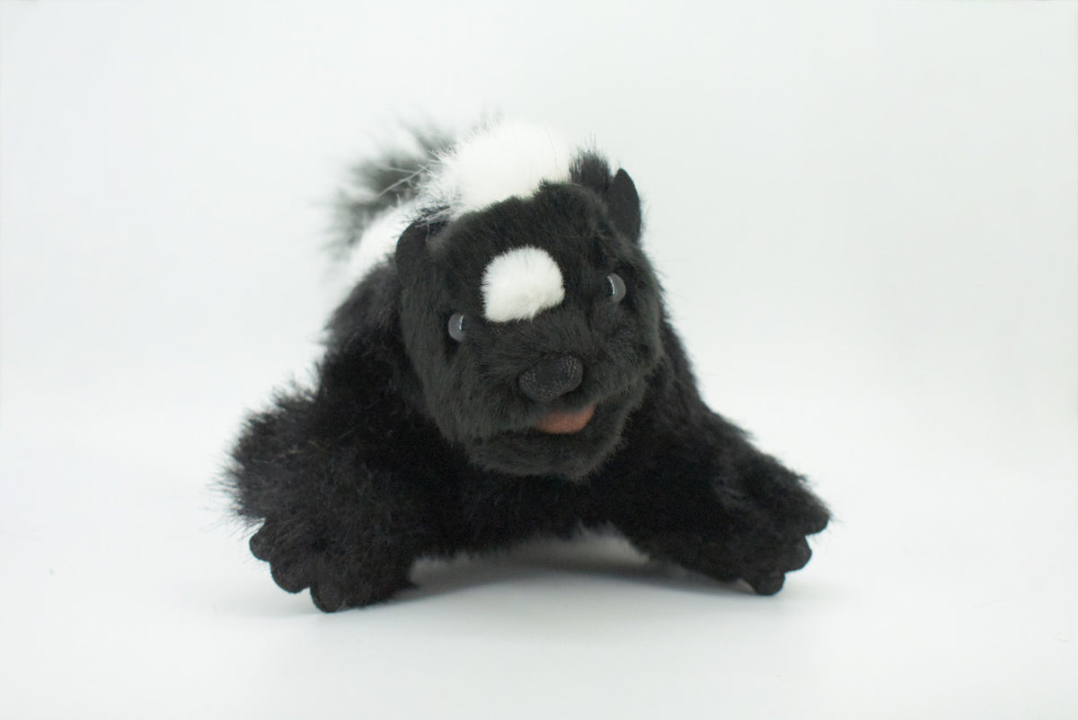 Skunk Hand Puppet, Full Body, Very Nice Plush Skunk, Stuffed Animal, Educational, Realistic, Lifelike, Gift,    14"   FM35 B413