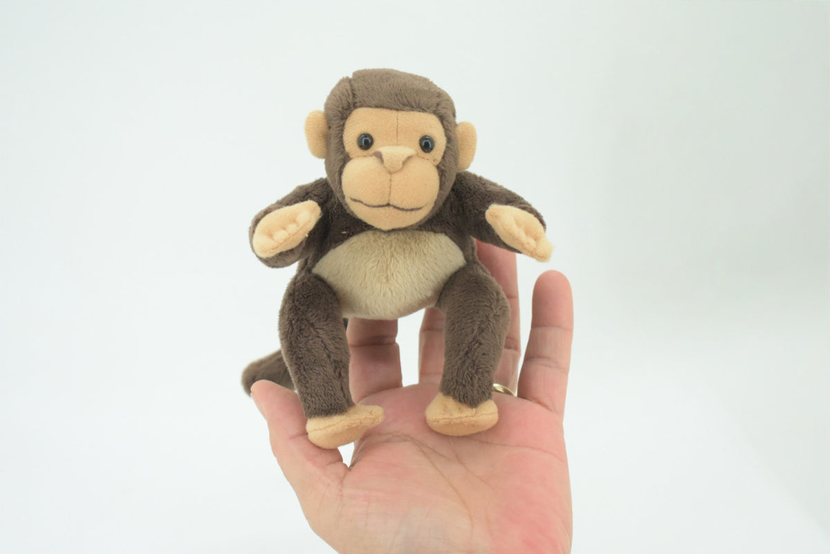 Monkey Finger Puppet, Very Nice Plush Monkey, Stuffed Animal, Educational, Realistic, Lifelike Model, Gift,    5"    F1560 B75