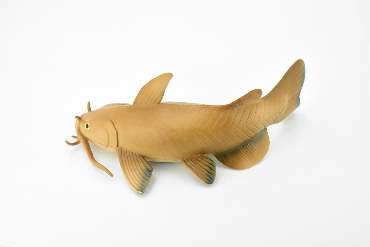 Catfish, Museum Quality, Hand Painted, Rubber Fish, Realistic Toy Figure, Model, Replica, Kids, Educational, Gift,        7"      CH200 BB117
