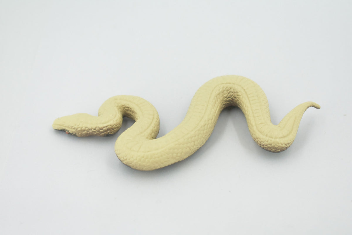 Snake, Puff Adder, Museum Quality, Hand Painted, Rubber Reptile, Realistic Figure, Model, Replica, Toy, Kids, Educational, Gift,     5"    CH526 BB158