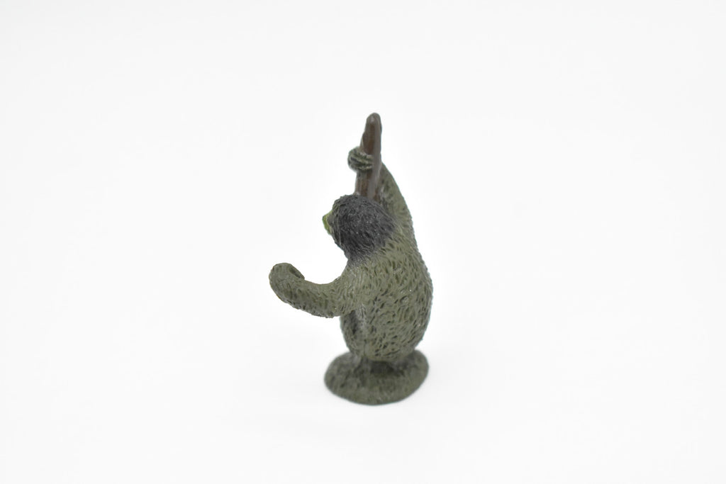 Sloth, Folivora, three-toed sloths, (Bradypodidae), Very Nice Plastic Animal, Hand Painted, Educational, Figure, Lifelike, Diorama Model, Replica, Toy, Kids, Gift,   2 Inches Tall.     CWG124 B238