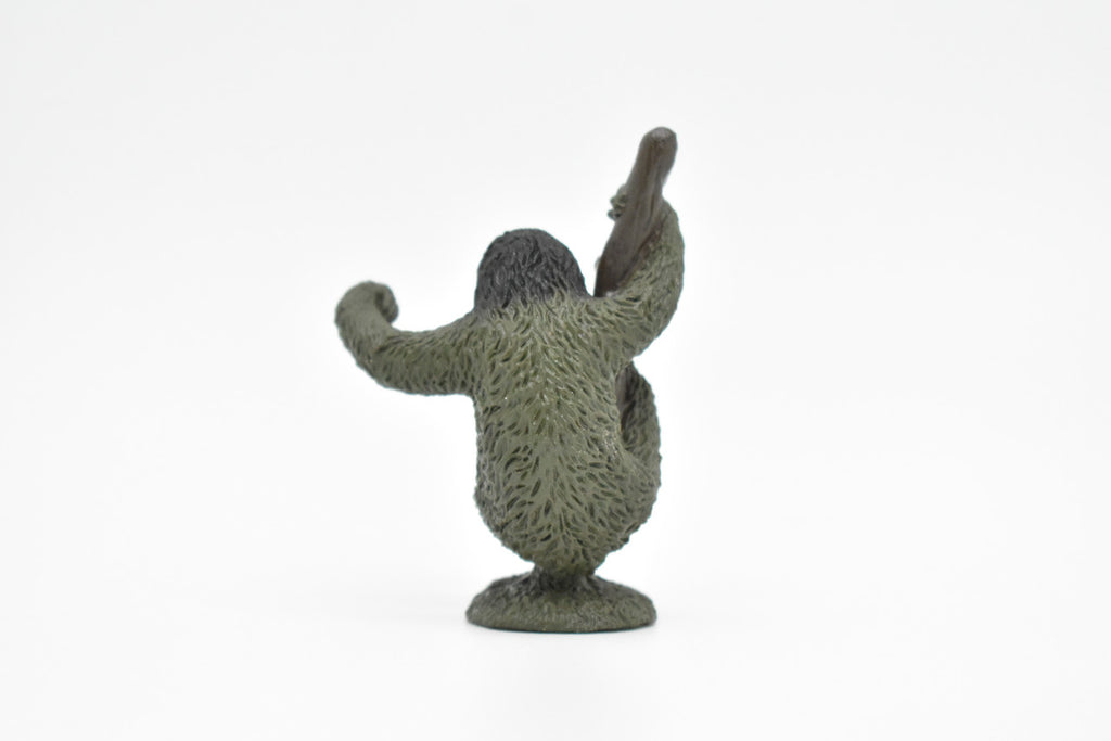 Sloth, Folivora, three-toed sloths, (Bradypodidae), Very Nice Plastic Animal, Hand Painted, Educational, Figure, Lifelike, Diorama Model, Replica, Toy, Kids, Gift,   2 Inches Tall.     CWG124 B238