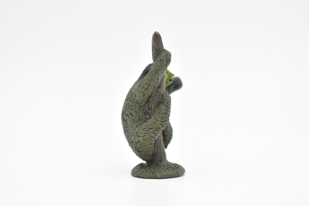 Sloth, Folivora, three-toed sloths, (Bradypodidae), Very Nice Plastic Animal, Hand Painted, Educational, Figure, Lifelike, Diorama Model, Replica, Toy, Kids, Gift,   2 Inches Tall.     CWG124 B238
