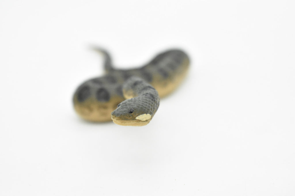 Anaconda Toy, Green, Snake, Very Realistic Rubber Figure, Model, Educational, Animal, Hand Painted Figurines,  5"    CH044 BB76