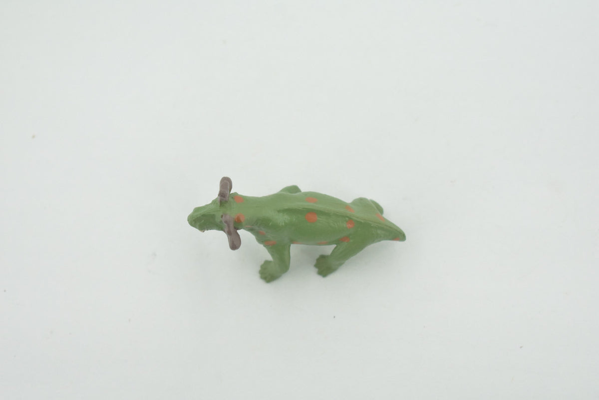 Estemmenosuchus, extinct therapsid, High Quality, Hand Painted, Rubber, Realistic, Figure, Model, Replica, Toy, Kids, Educational, Gift,       2"        CH713 BB174