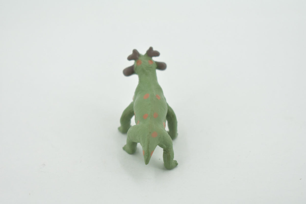 Estemmenosuchus, extinct therapsid, High Quality, Hand Painted, Rubber, Realistic, Figure, Model, Replica, Toy, Kids, Educational, Gift,       2"        CH713 BB174
