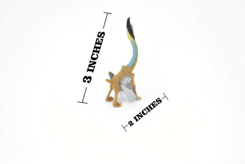 Quetzalcoatlus Dinosaur, Museum Quality, Animal, Educational, Realistic Hand Painted, Figure, Lifelike Model, Vintage Replica, Toy,  3 Inches. 