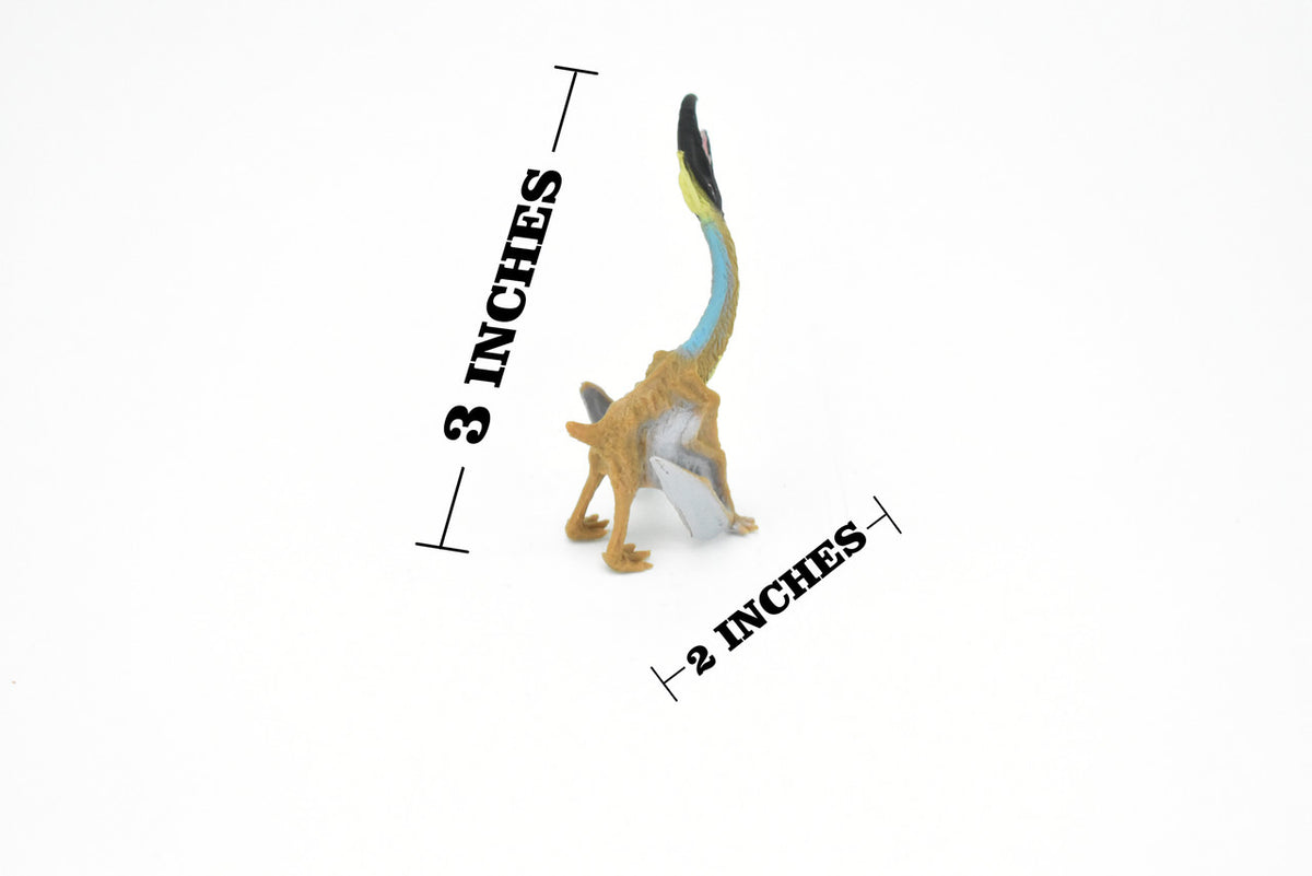 Quetzalcoatlus Dinosaur, Museum Quality, Animal, Educational, Realistic Hand Painted, Figure, Lifelike Model, Vintage Replica, Toy,  3 Inches. 