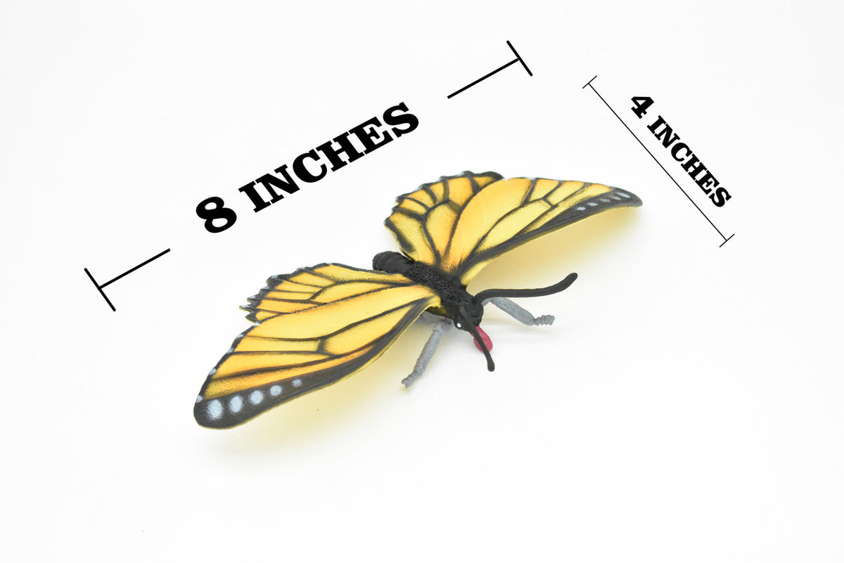 Butterfly, Monarch, Yellow and Orange, Very Nice Plastic Reproduction      8"      F2058 B134