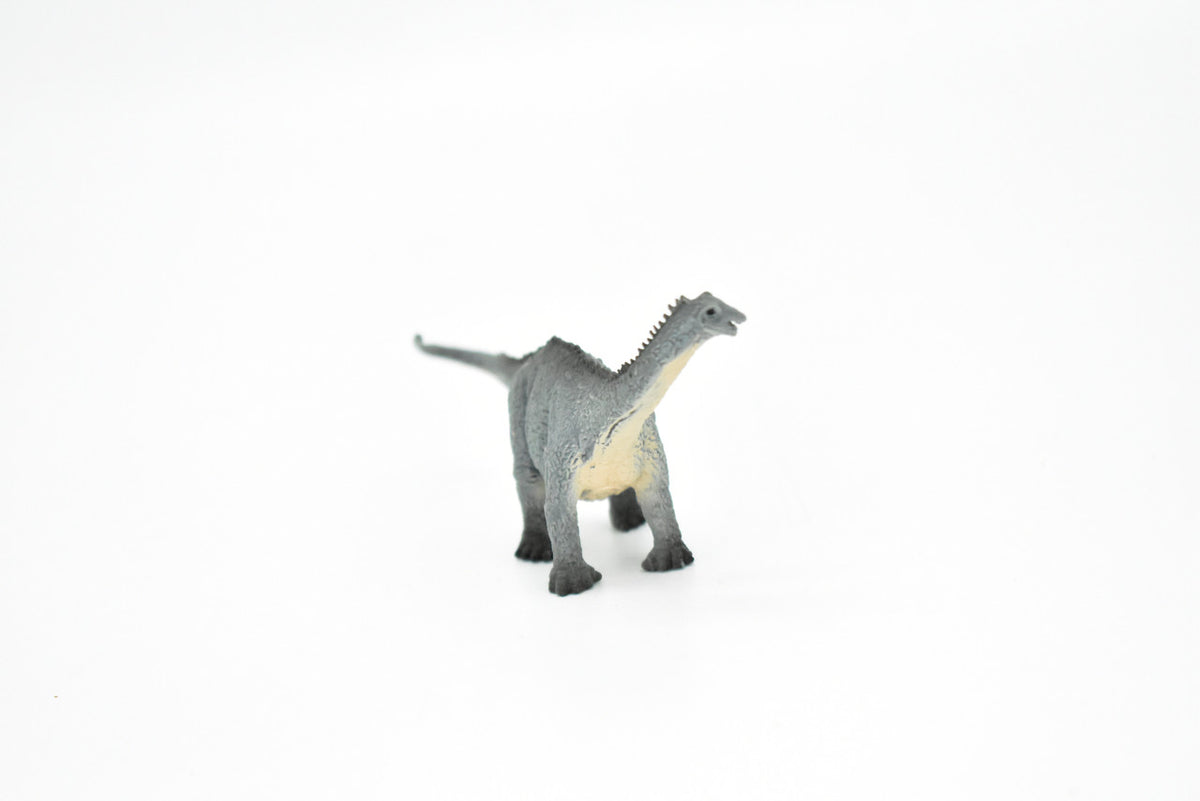 Apatosaurus Dinosaur, Museum Quality, Animal, Educational, Realistic Hand Painted, Figure, Lifelike Model, Vintage Replica, Toy, Gift,    3 1/2 Inches.    F8109-B117
