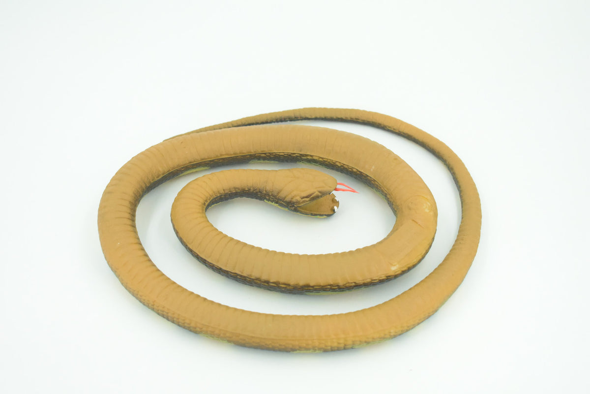 Ball Python Snake, Very Nice Rubber Reptile Design, Educational, Toy, Kids, Realistic Figure, Lifelike, Replica, Gift,    42"   WR23 BB316
