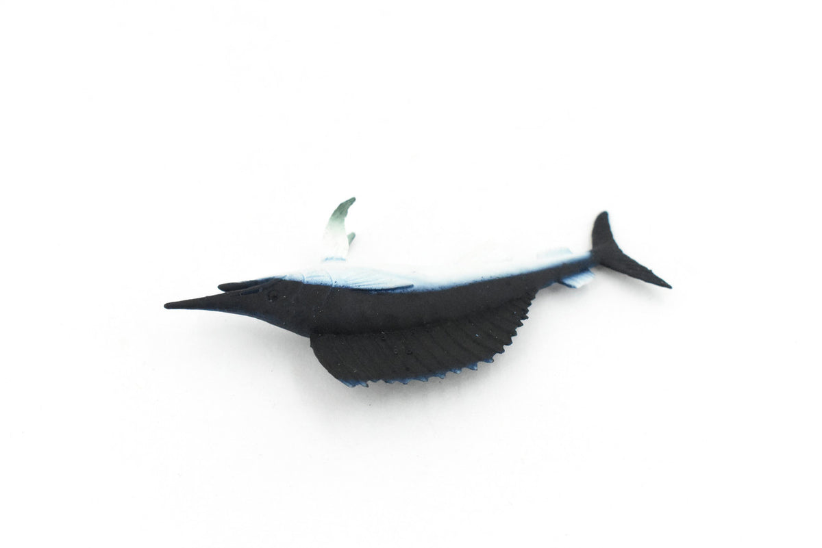 Sailfish, Billfish, Rubber Fish, Realistic Toy Figure, Model, Replica, Kids, Educational, Gift,      3 1/2"         F225 B36