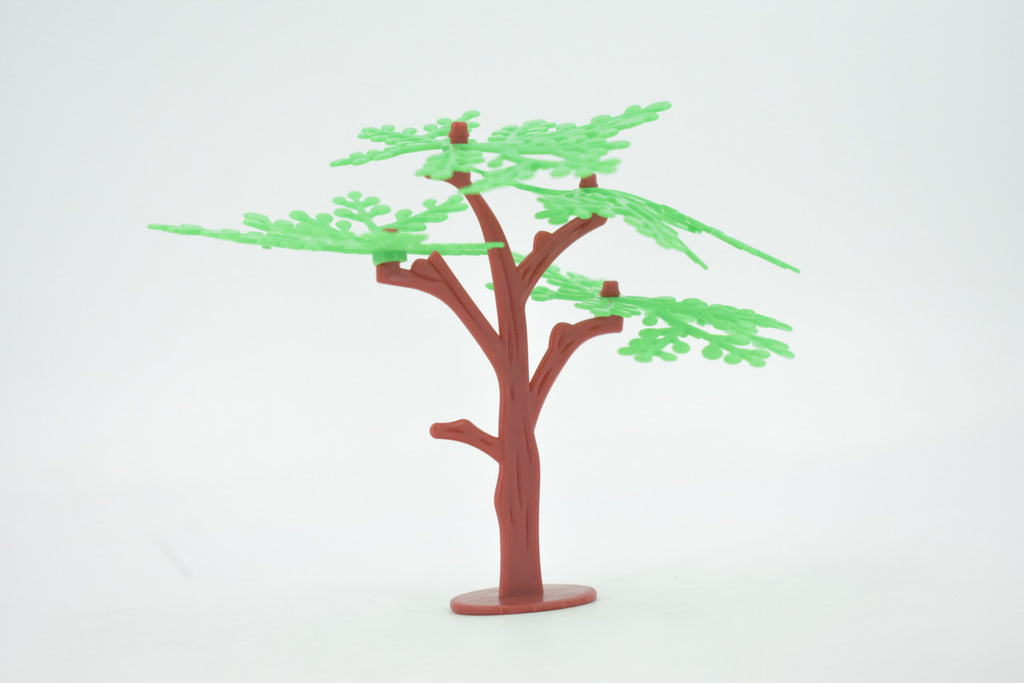 Tree, Perennial Plant 2 Pack,  Educational, Toy, Kids, Realistic Figure, Lifelike Model, Figurine, Rubber, Replica, Gift,     4"    ABC09 B263