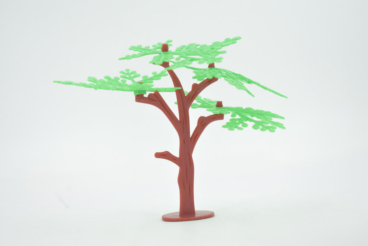 Tree, Perennial Plant 2 Pack,  Educational, Toy, Kids, Realistic Figure, Lifelike Model, Figurine, Rubber, Replica, Gift,     4"    ABC09 B263