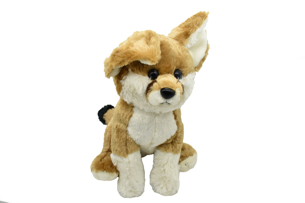 Fennec Fox, Very Nice Plush Animal, Lifelike, Realistic Figure, Stuffed Fox, Soft, Toy, Educational, Animal, Kids,   14 Inches Tall.