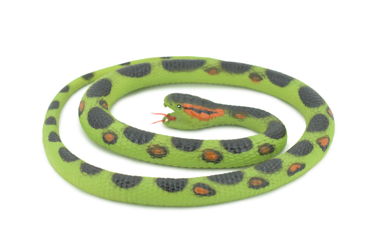 Anaconda Snake, Very Nice Rubber Reptile Design, Educational, Toy, Kids, Realistic Figure, Lifelike, Replica, Gift, 42" WR24 BB316 