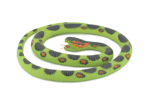 Anaconda Snake, Very Nice Rubber Reptile Design, Educational, Toy, Kids, Realistic Figure, Lifelike, Replica, Gift, 42" WR24 BB316 