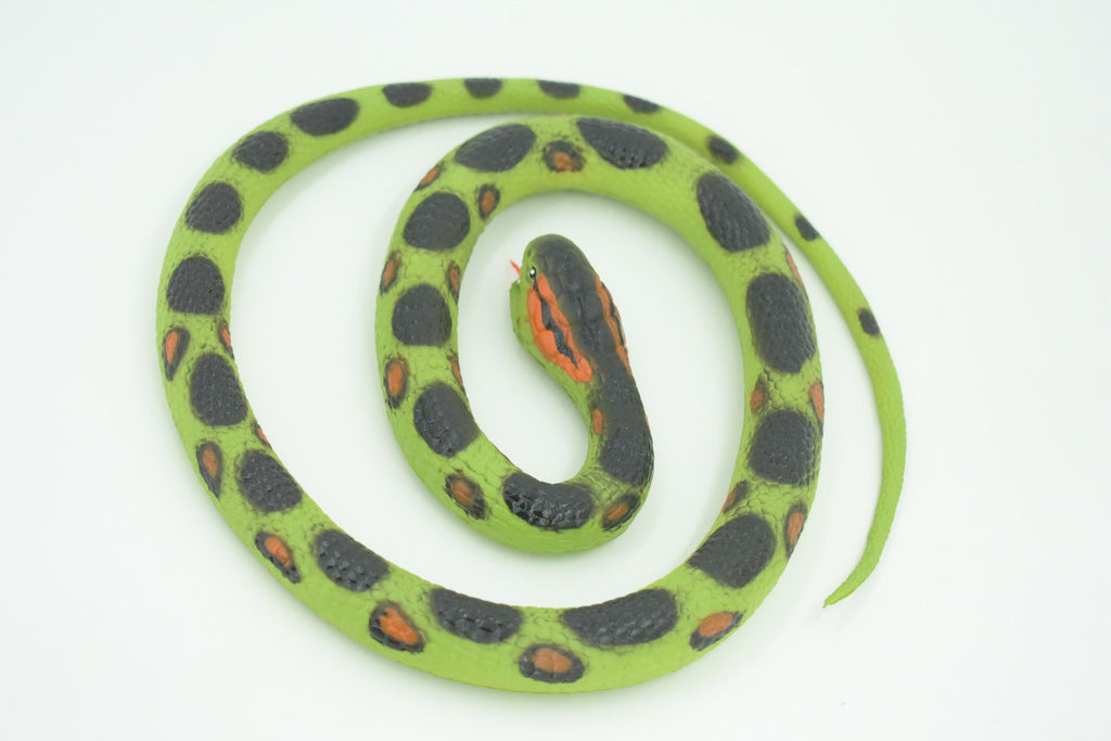 Anaconda Snake, Very Nice Rubber Reptile Design, Educational, Toy, Kids, Realistic Figure, Lifelike, Replica, Gift,    42"   WR24 BB316