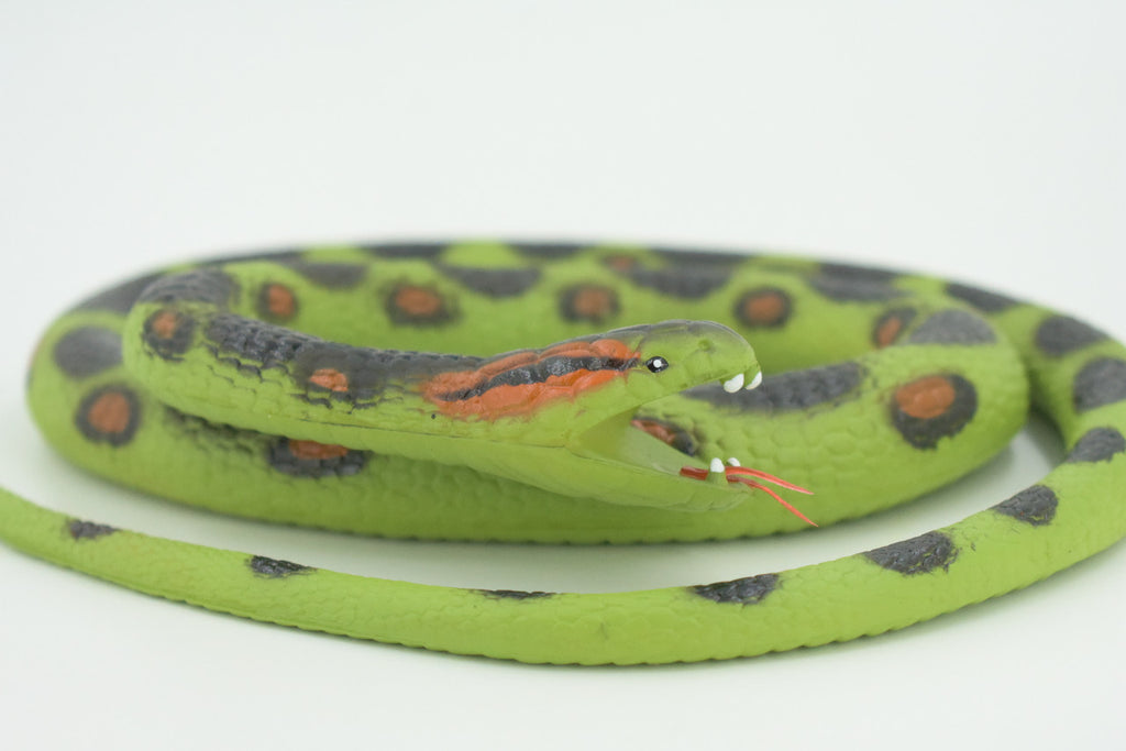 Anaconda Snake, Very Nice Rubber Reptile Design, Educational, Toy, Kids, Realistic Figure, Lifelike, Replica, Gift,    42"   WR24 BB316