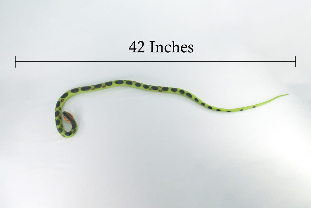 Anaconda Snake, Very Nice Rubber Reptile Design, Educational, Toy, Kids, Realistic Figure, Lifelike, Replica, Gift,    42"   WR24 BB316