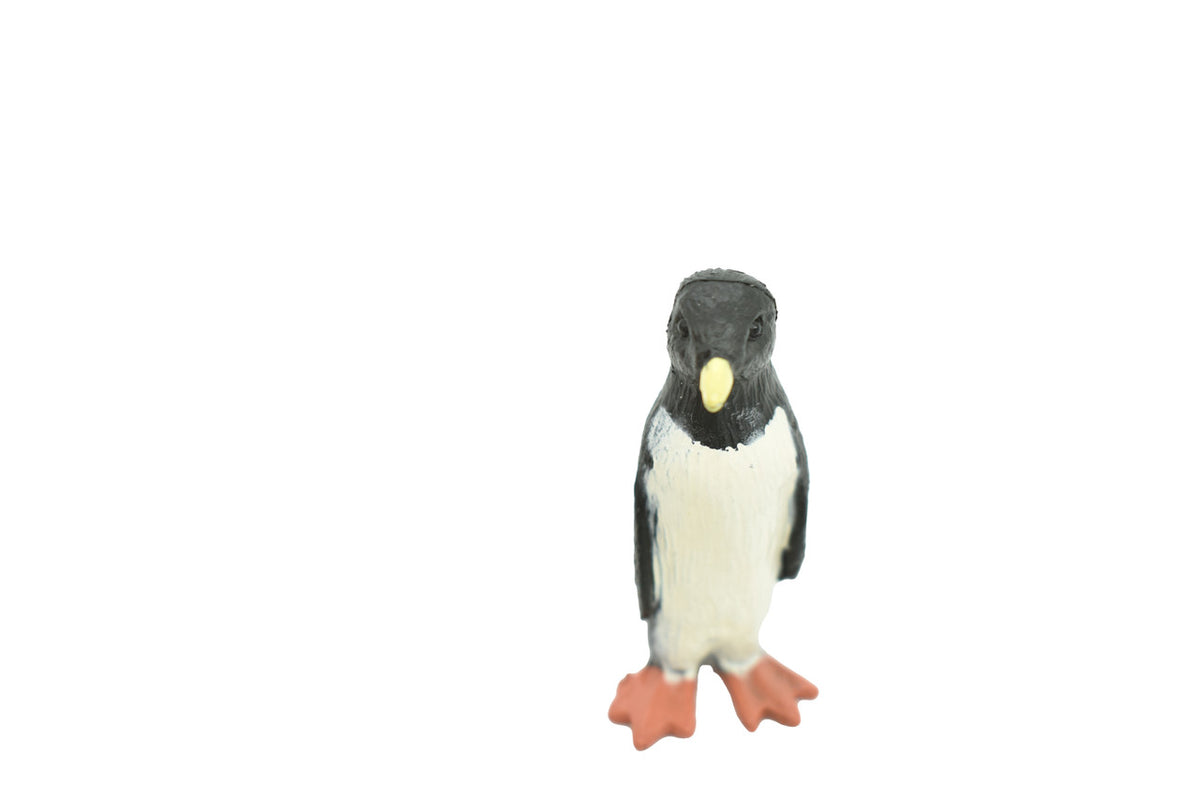 Galapagos Penguin, Educational, Hand Painted, Realistic Plastic Bird Figure, Lifelike, Diorama, Model, Toy, Kids, Gift,    2 Inches. 