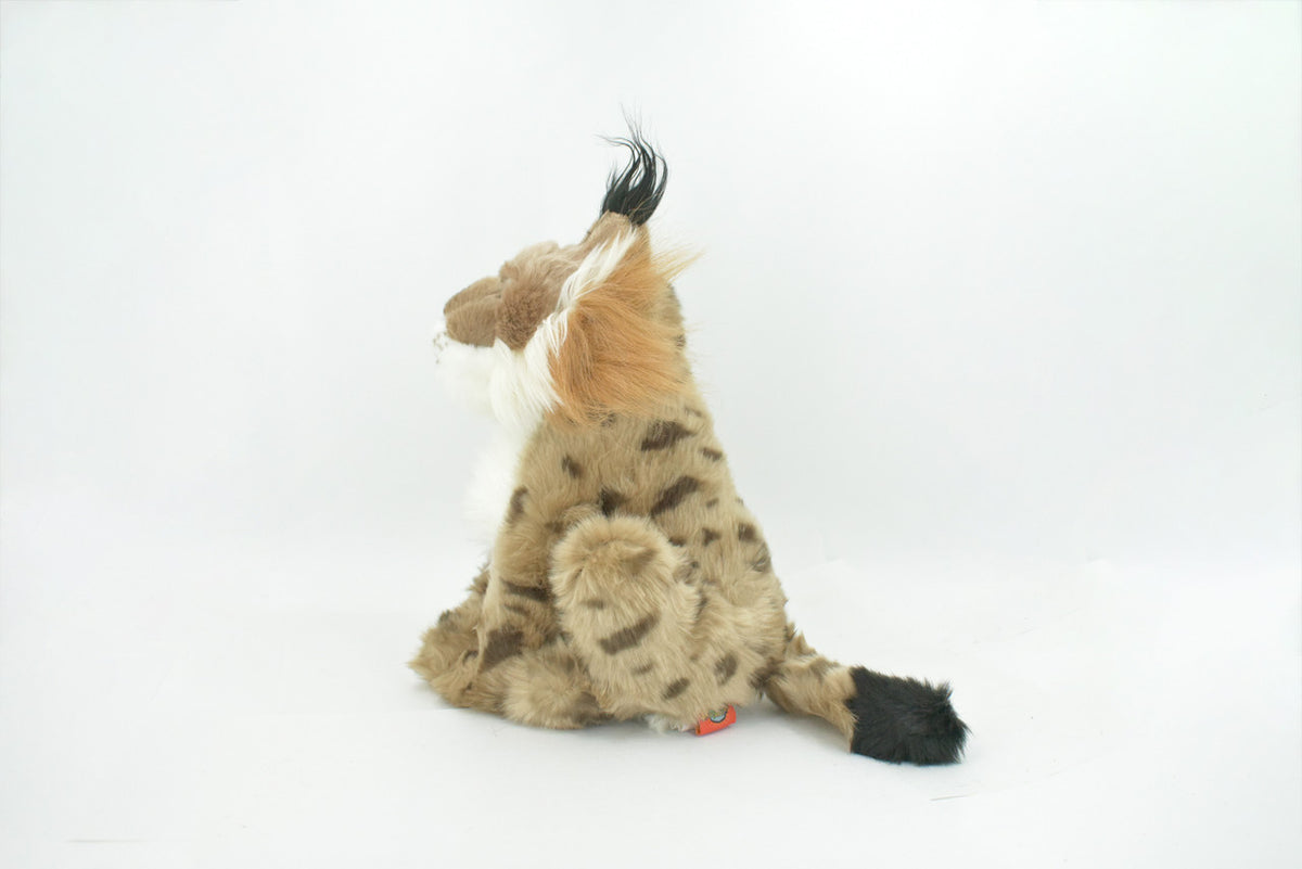 Lynx, Cat, Canada lynx, Very High Quality, Stuffed, Educational, Plush Realistic Figure, Lifelike Model, Replica, Toys, Kids, Gift,     12 Inches Tall.       RI43 BA3