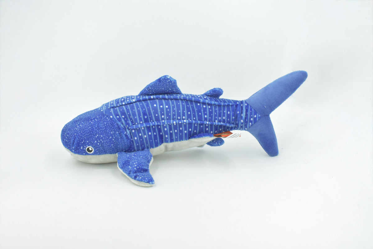 Whale Shark, Marine Fish, Stuffed Animal, Plush, Educational, Realistic Design, Figure, Replica, Soft, Toy, Kids, Educational, Gift,         13 "        RI46 BA6