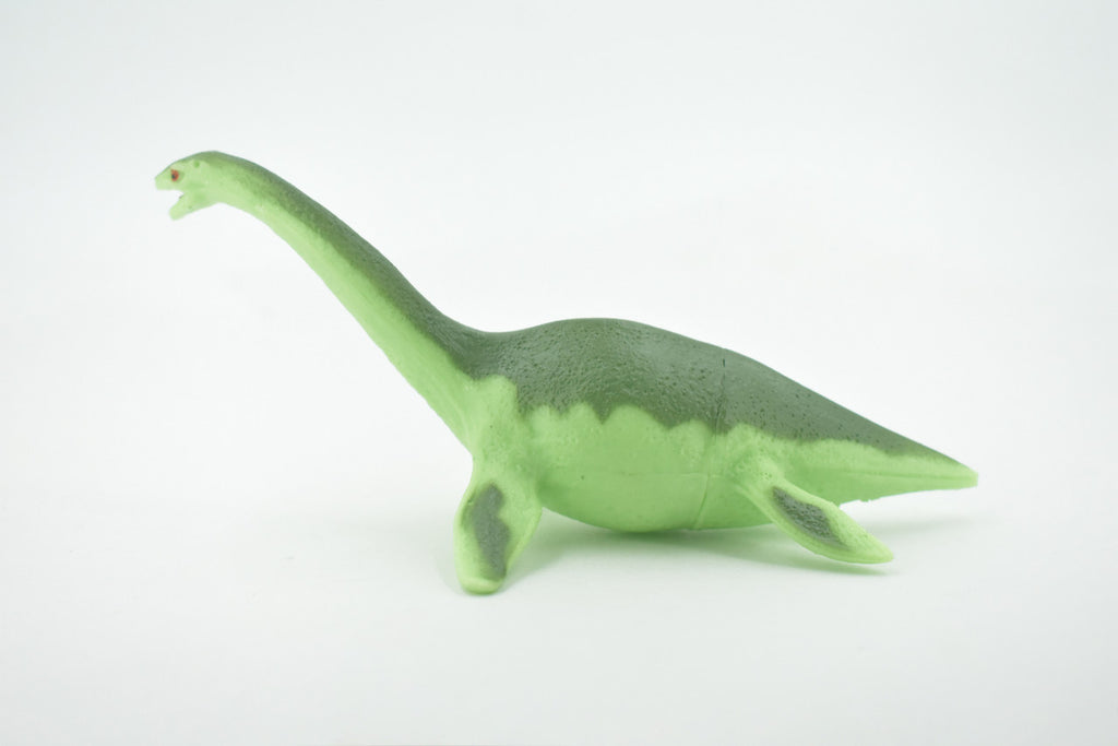Elasmosaurus, Plesiosaurs Marine Reptile, High Quality, Hand Painted, Rubber, Realistic, Figure, Model, Replica, Toy, Kids, Educational, Gift,      6"     RI21 B166