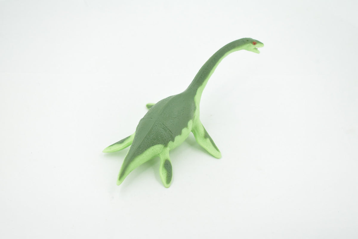 Elasmosaurus, Plesiosaurs Marine Reptile, High Quality, Hand Painted, Rubber, Realistic, Figure, Model, Replica, Toy, Kids, Educational, Gift,      6"     RI21 B166