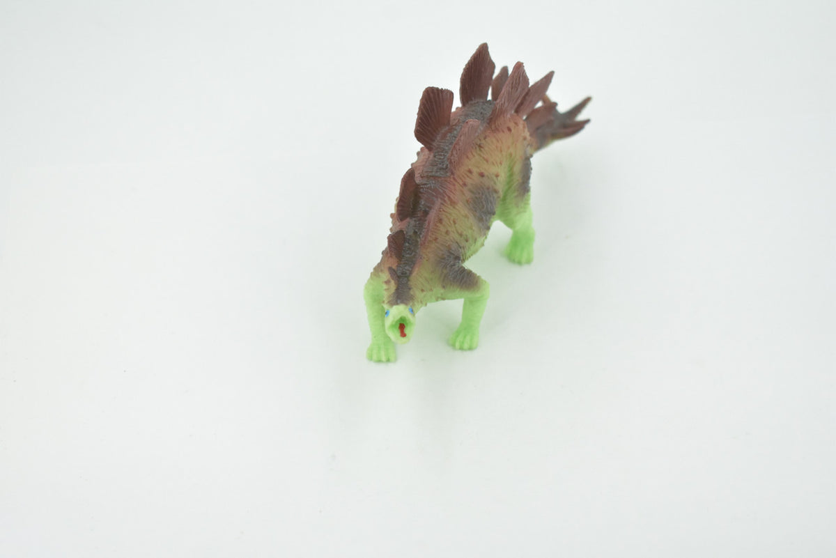 Stegosaurus, Stegosauria, Dinosaur, Jurassic, High Quality, Hand Painted, Rubber, Realistic, Figure, Model, Replica, Toy, Kids, Educational, Gift,      6"     RI19 B166