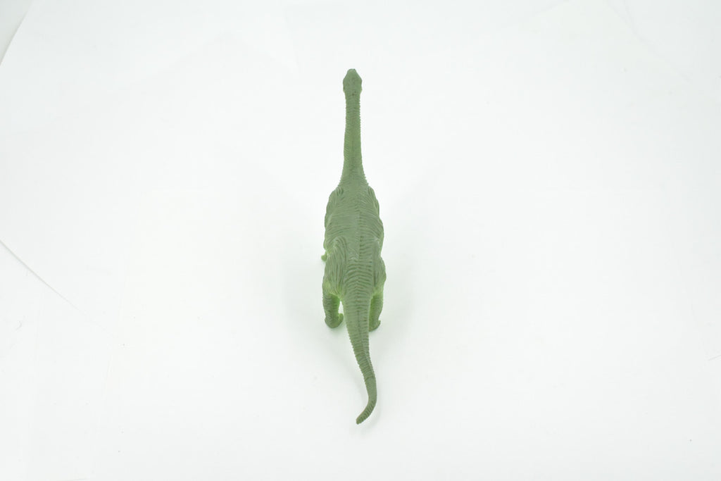 Brontosaurus, Herbivorous Sauropod Dinosaur, High Quality, Hand Painted, Rubber, Realistic, Figure, Model, Replica, Toy, Kids, Educational, Gift,    6"   RI18 B166