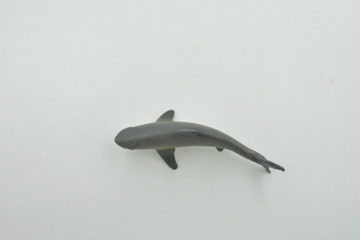 Shark, Bull Shark, High Quality, Rubber Fish, Hand Painted, Realistic, Toy Figure, Model, Replica, Kids, Educational, Gift,      3"     IM02 B228