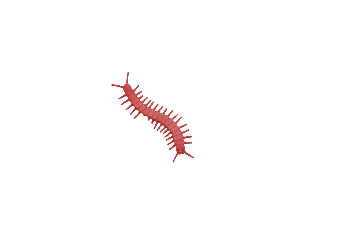 Centipede, Red, Very Nice Plastic Reproduction   3 1/2-inch    F1057 B190