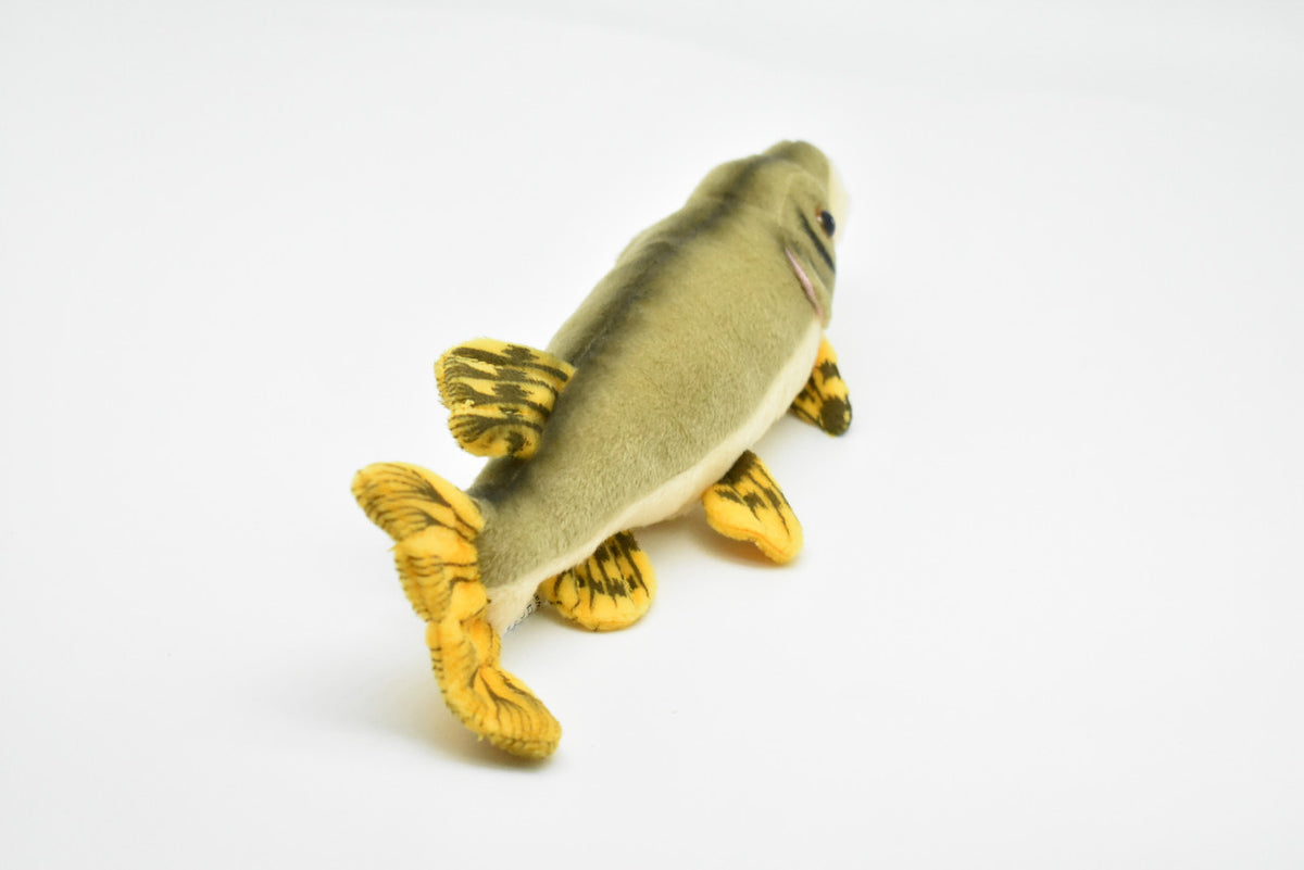 Great Northern Pike Plush Toy, Realistic Stuffed Animal, Soft Plush Fish, Stuffed Fish, Educational, Toy, Kids, Fishing Gift,      10"      F2404 BB60